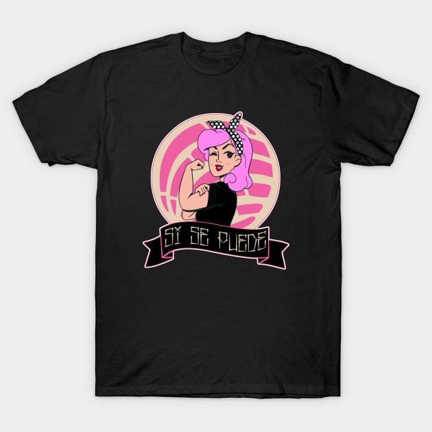 Pink pin up T-Shirt by Rockadeadly